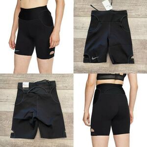 Nike Compression Shorts Womens XS Black City Ready Running 7" CK1932-010 NEW